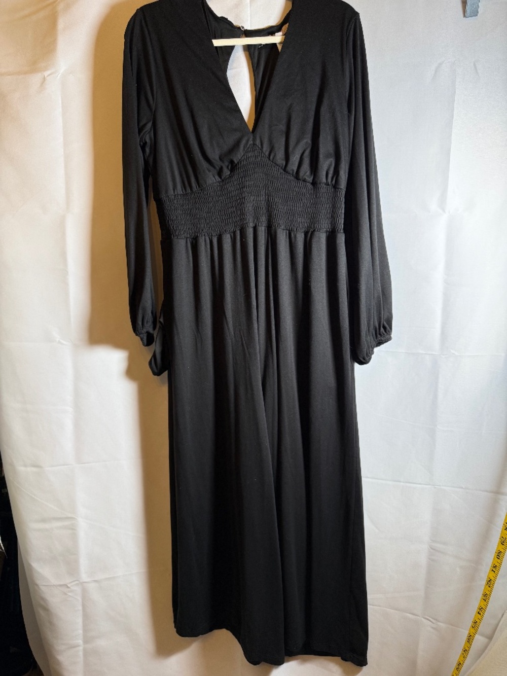 Butch Black Palazzo Jumpsuit (L)